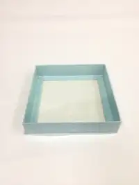 15x15x3 Mavi Altı Kartonlu Asetat Kutu - Görsel 2