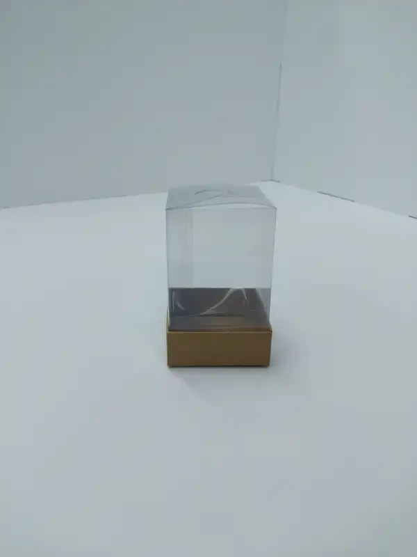 5x5x8 Kraft Altı Kartonlu Asetat Kutu