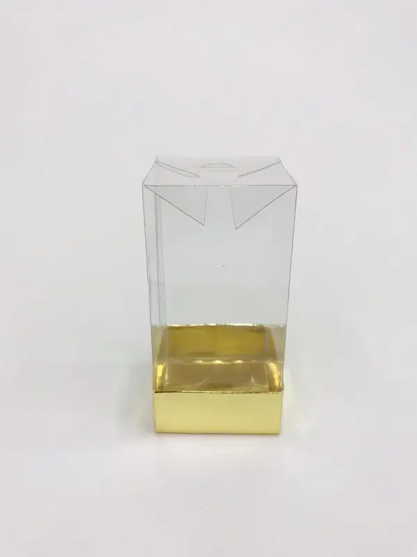 5x5x12 Altın Altı Kartonlu Asetat Kutu