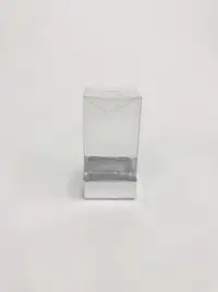 5x5x12 Gümüş Altı Kartonlu Asetat Kutu - Görsel 1