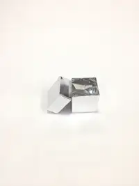 6x6x6 Komple  Gümüş Kutu - Görsel 1