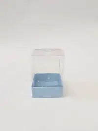 6x6x10 Mavi Altı Kartonlu Asetat Kutu - Görsel 1