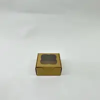 7x7x3 Pencereli Kraft Kutu - Görsel 1