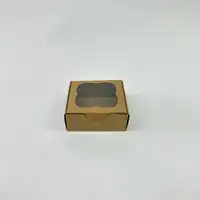 8x8x3 Pencereli Kraft Kutu - Görsel 1