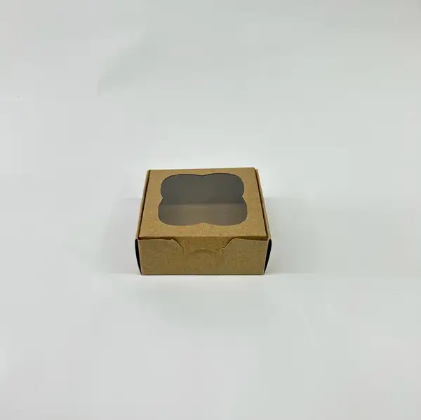 8x8x3 Pencereli Kraft Kutu