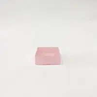 8x8x3 Pembe Altı Kartonlu Asetat Kutu - Görsel 1