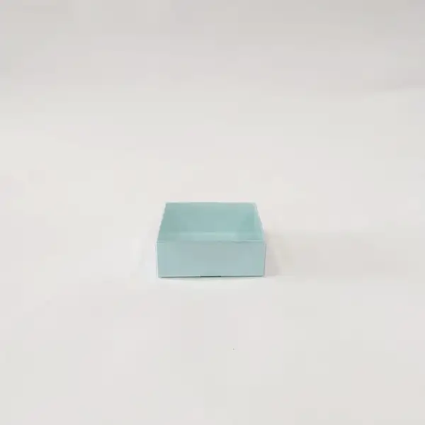 8x8x3 Mavi Altı Kartonlu Asetat Kutu
