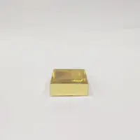 8x8x3 Altın Altı Kartonlu Asetat Kutu - Görsel 1