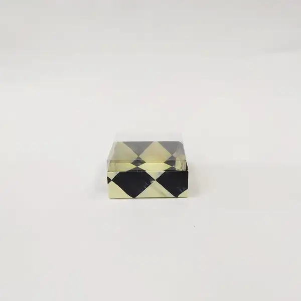 8x8x4 Dama Altı Kartonlu Asetat Kutu