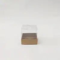 8x8x8 Kraft Altı Kartonlu Asetat Kutu - Görsel 1