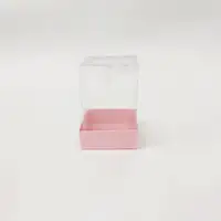 8x8x11 Pembe Altı Kartonlu Asetat Kutu - Görsel 1