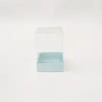 8x8x11 Mavi Altı Kartonlu Asetat Kutu - Görsel 1
