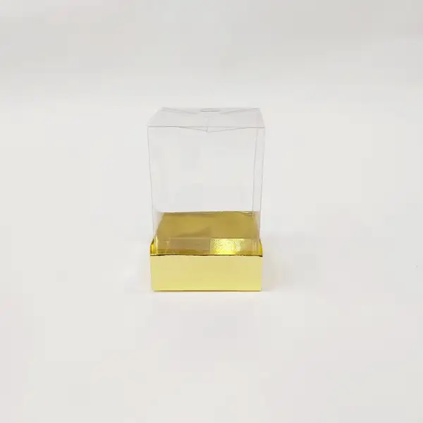 8x8x11 gold rengı Kartonlu Asetat Kutu