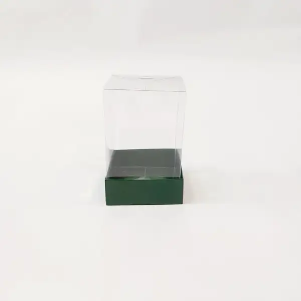 8x8x11 Yeşil Altı Kartonlu Asetat Kutu