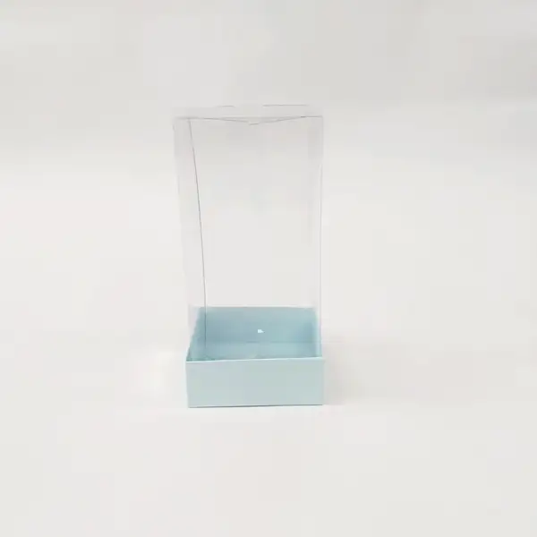 8x8x16 Mavi Altı Kartonlu Asetat Kutu