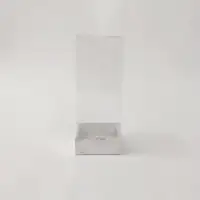 8x8x16 Altın Yaldızlı Mor Altı Kartonlu Asetat Kutu - Görsel 1