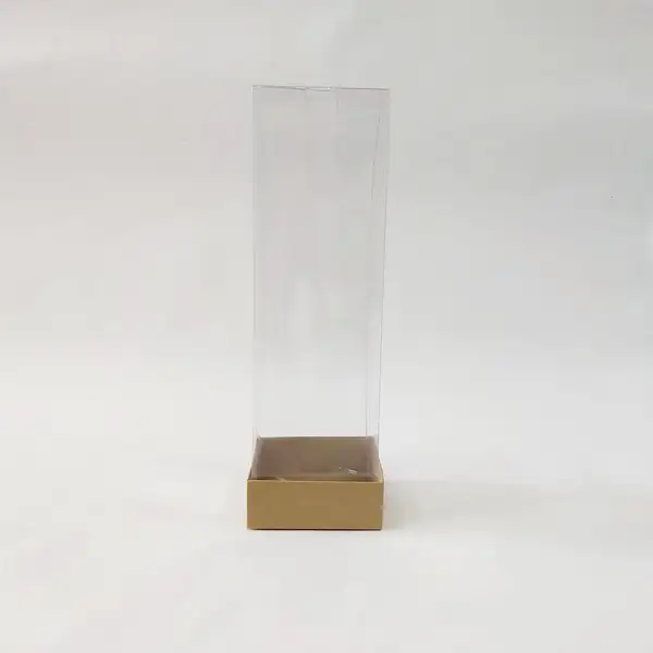 8x8x25 Kraft Altı Kartonlu Asetat Kutu