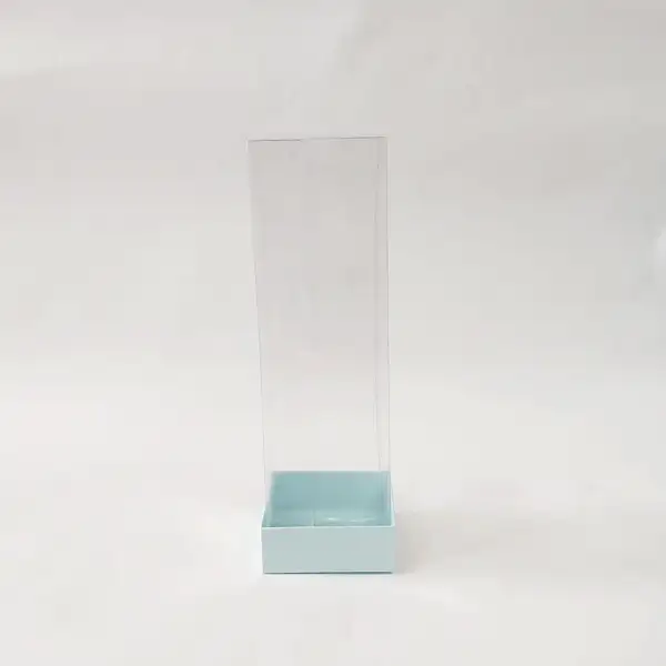 8x8x25 Mavi Altı Kartonlu Asetat Kutu