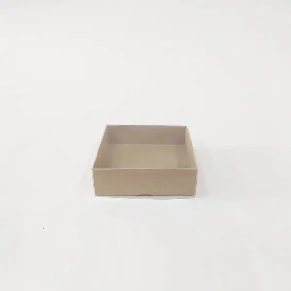 9x9x3 Kraft Altı Kartonlu Asetat Kutu
