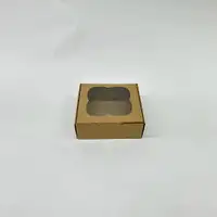 9x9x3 Pencereli  Kraft Kutu - Görsel 1