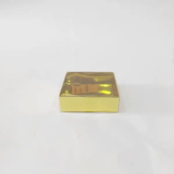 9x9x3 Altın Altı Kartonlu Asetat Kutu