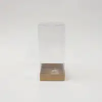 9x9x20 Kraft Altı Kartonlu Asetat Kutu - Görsel 1