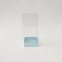 9x9x20 Mavi Altı Kartonlu Asetat Kutu - Görsel 1
