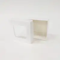 10x10x5 Pencereli Beyaz Kutu - Görsel 1