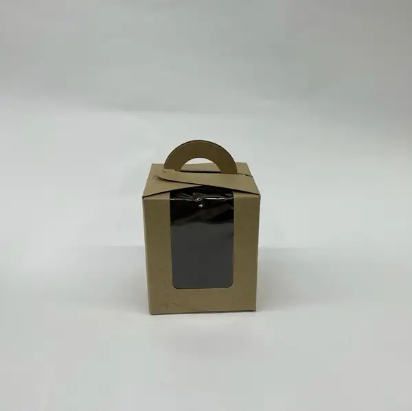 9x9x11 Kraft Pencereli Kutu