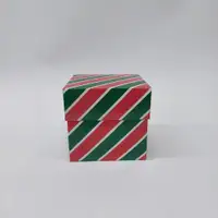 10x10x10 Komple Yılbaşı Desenli Kutu - Görsel 1