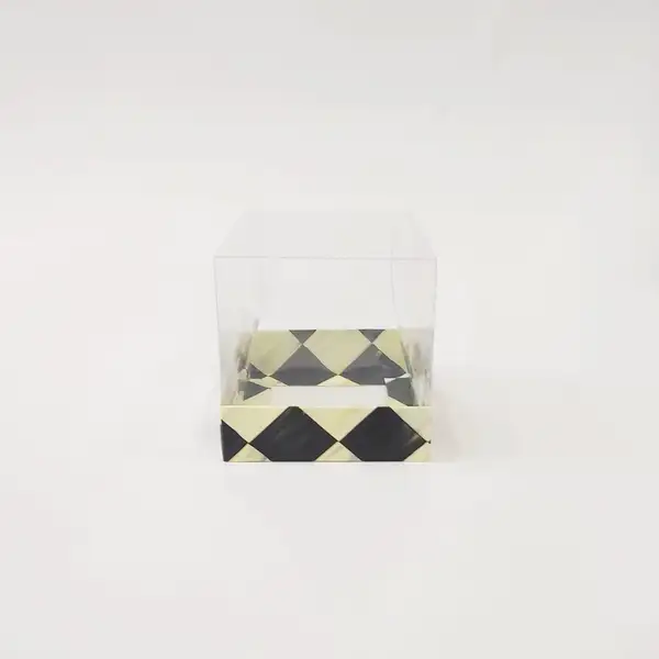 10x10x10 Dama Altı Kartonlu Asetat Kutu