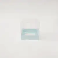 10x10x10 Mavi Altı Kartonlu Asetat Kutu - Görsel 1