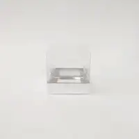 10x10x10 Gümüş Altı Kartonlu Asetat Kutu - Görsel 1
