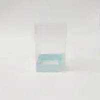 10x10x16 Mavi Altı Kartonlu Asetat Kutu - Görsel 1