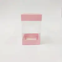 10x10x16 Çiftli Pembe Kutu - Görsel 1