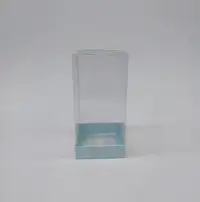 10x10x20 Mavi Altı Kartonlu Asetat Kutu - Görsel 1