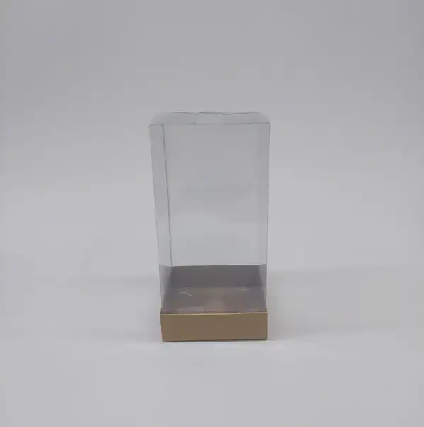 10x10x20 Kraft Altı Kartonlu Asetat Kutu
