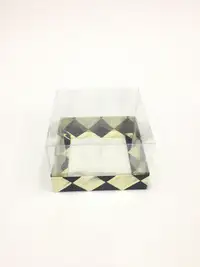 12x12x8 Dama Altı Kartonlu Asetat Kutu - Görsel 1