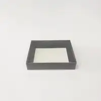 15x12x3 Siyah Altı Kartonlu Asetat Kutu - Görsel 1
