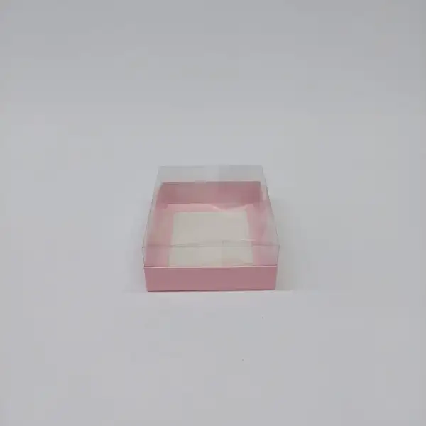 15x12x5 Pembe Altı Kartonlu Asetat Kutu