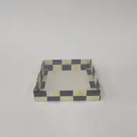 15x15x3 Dama Altı Kartonlu Asetat Kutu - Görsel 1