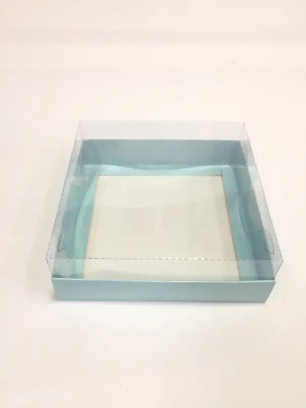 15x15x5 Mavi Altı Kartonlu Asetat Kutu