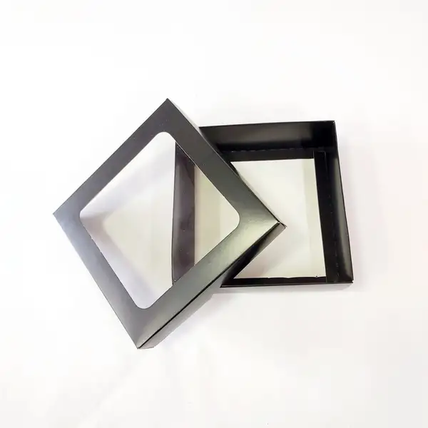 15x15x5 Pencereli Siyah Kutu