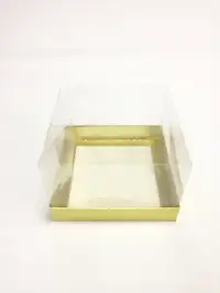 15x15x10 Altın Altı Kartonlu Asetat Kutu - Görsel 2