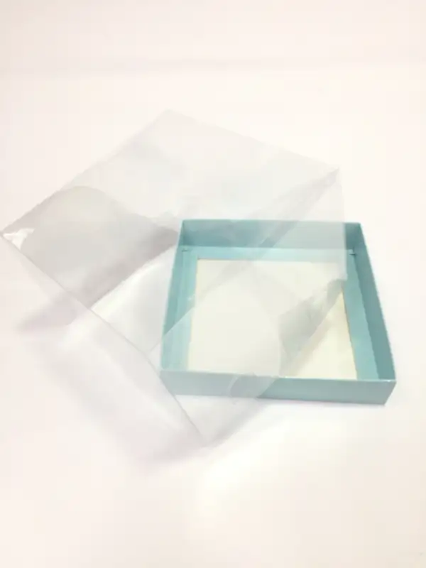 15x15x10 Mavi Altı Kartonlu Asetat Kutu