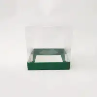 15x15x15 Yeşil Altı Kartonlu Asetat Kutu - Görsel 1