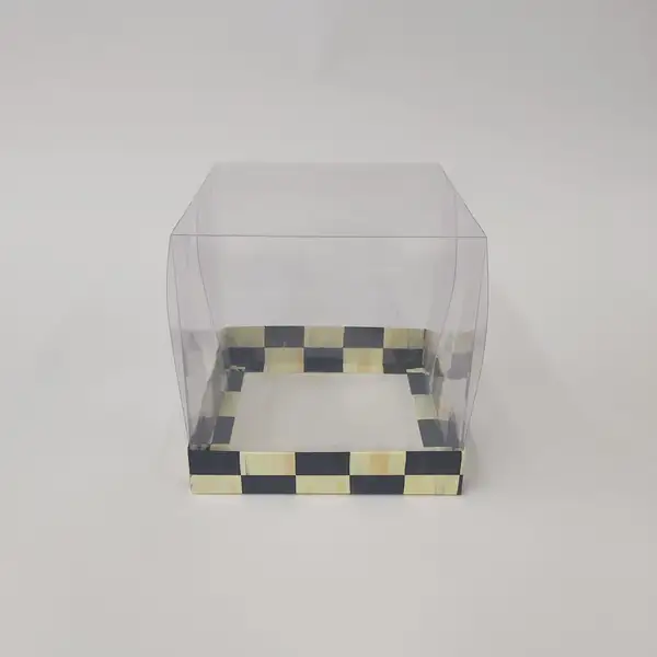 15x15x15 Dama Altı Kartonlu Asetat Kutu