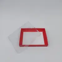 20x15x3 Kırmızı Altı Kartonlu Asetat Kutu - Görsel 2