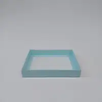 20x15x3 Mavi Altı Kartonlu Asetat Kutu - Görsel 1