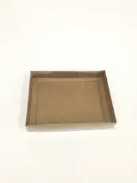20x15x3 Kraft Altı Kartonlu Asetat Kutu - Görsel 2